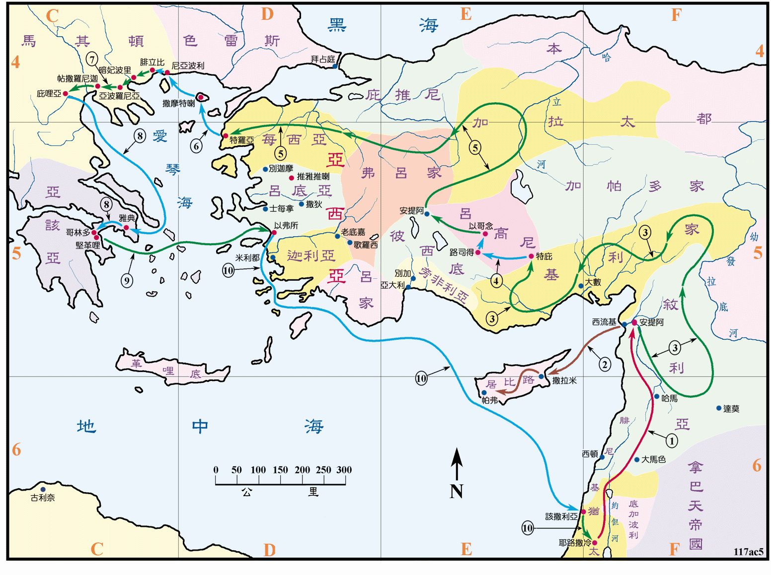 帖撒罗尼迦地图
